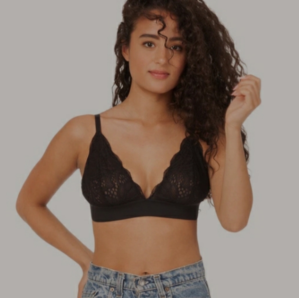 Lively The Long-Lined Lace Bralette Small